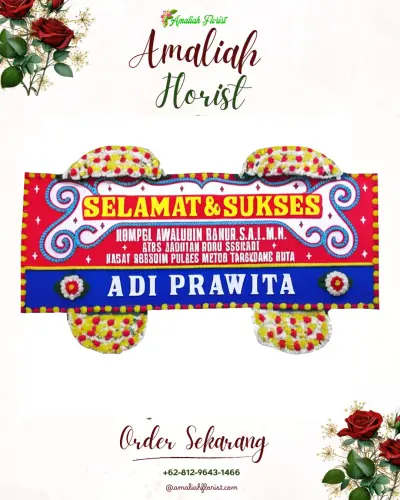 Karangan Bunga Ucapan Selamat peucangpari